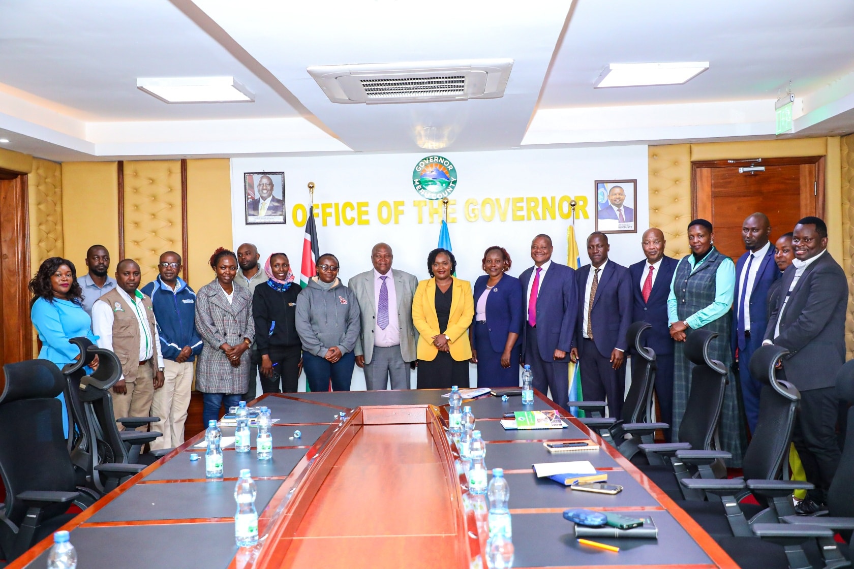 Meru CAIP at 97% Completion: Deputy Governor Leads Delegation in Inspection.