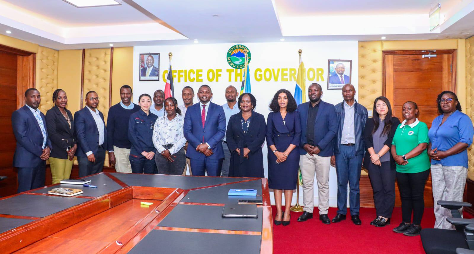 Governor Mutuma MEthingia Reviews World BankSupported Urban Roads & Livelihoods Project in Meru.