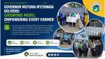 H.E. Governor Rev. Mutuma MEthingia Reaffirms Commitment to Transforming Agriculture in Meru County.