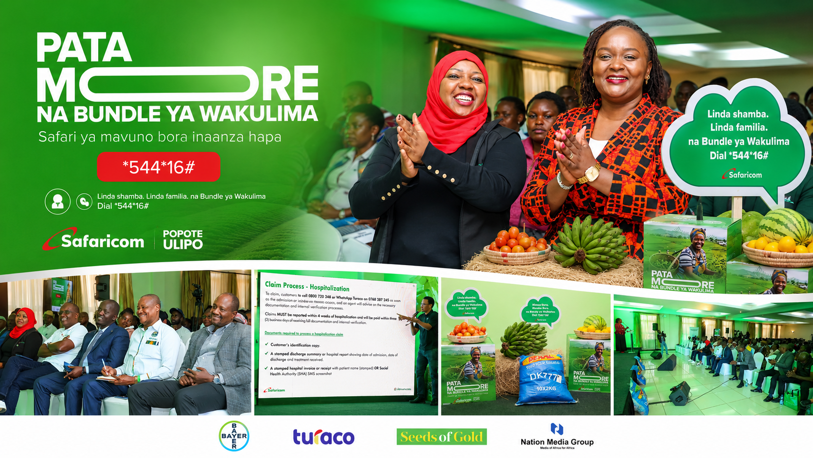 Meru County Government Partners with Safaricom to Launch Bundle ya Wakulima for Farmers.