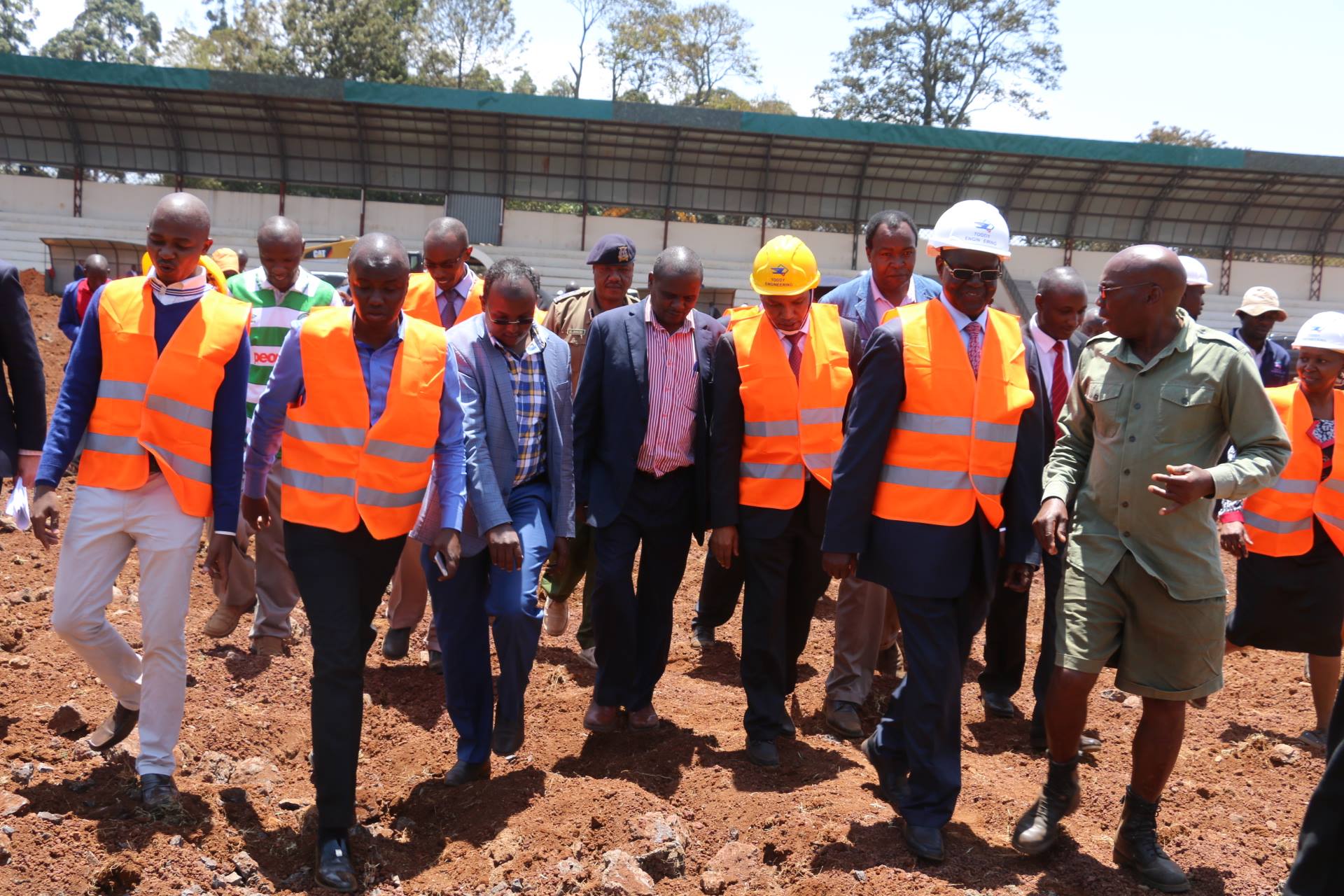 CHAN 2018: Football officials inspect Kinoru Stadium